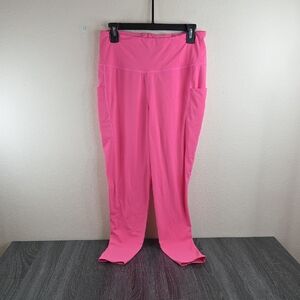 Baleaf Womans Leggings LARGE Hot Pink 80 nylon 20Spandex EUC